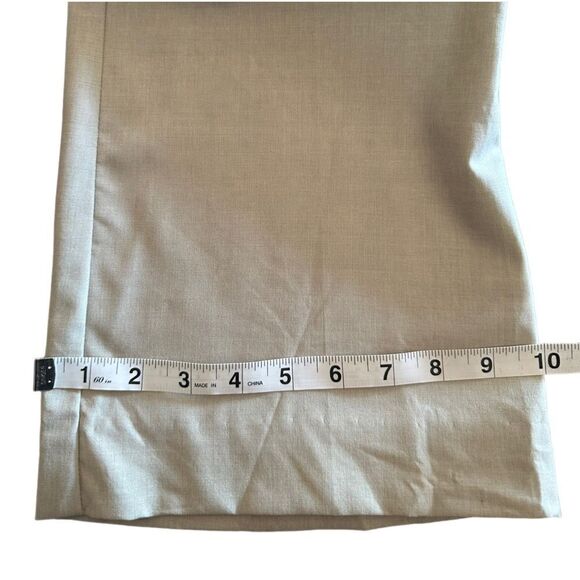 Theory Stretch Wool Wide Leg Trousers Suit Pants Size 6 Made in USA - Picture 13 of 13